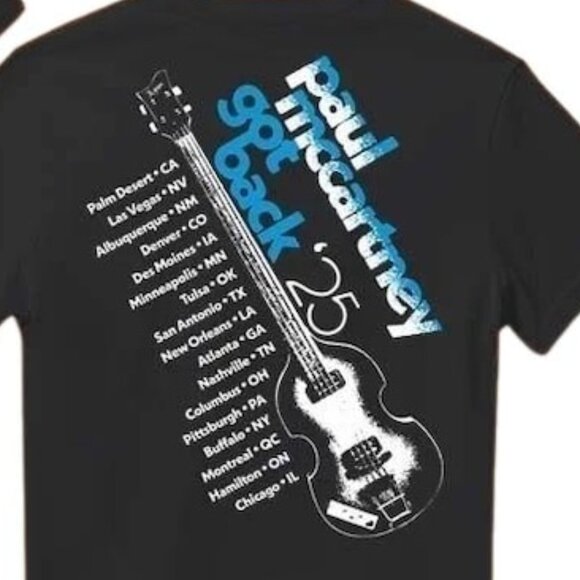 Paul McCartney Got Back Tour 2025 Shirt Fan Gifts Concert Unisex T Shirt 170 - Picture 3 of 6